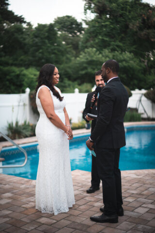 Wedding ceremony presided over by NY Officiants