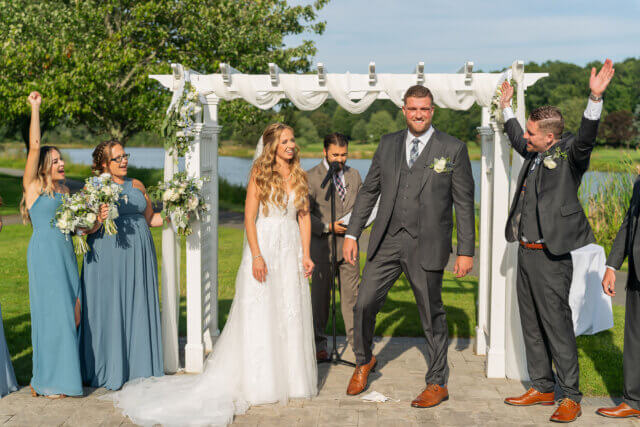 Wedding ceremony presided over by NY Officiants